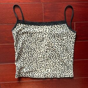 SOLD size small cheetah print tank top